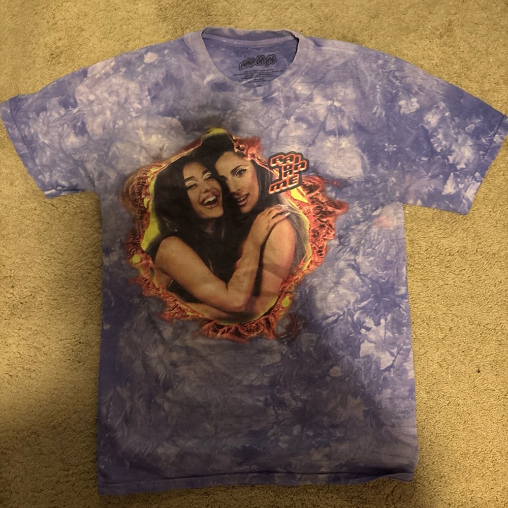 Limited Edition Lady Gaga x Ariana Grande Rain On Me T-Shirt chromatica Sz S